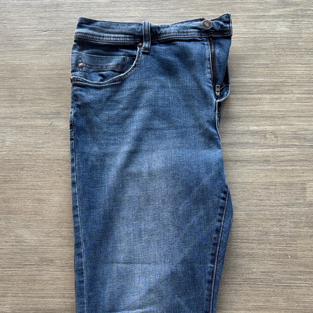 Liverpool Men's Dark Blue Straight Jeans